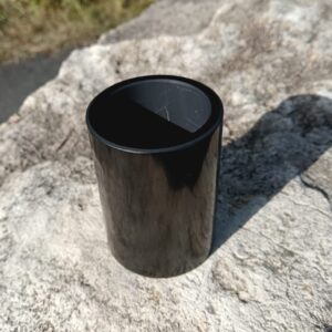 Shungite Cup 7x9cm- Pure Stone, Very Rare Item, Exceptional Healing Benefits