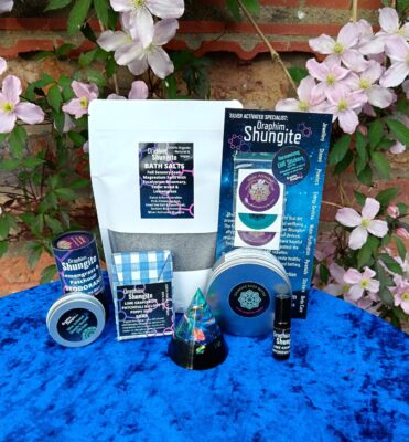 Shungite Super Spa Bundle (Saving over £40) 100% Vegan & Natural o Care (not tested on animals, contains no chemicals) and Emf Protection